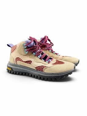 Brandblack Santa Monica Women’s Suede Vibram Trail Sneakers Tan Size 7